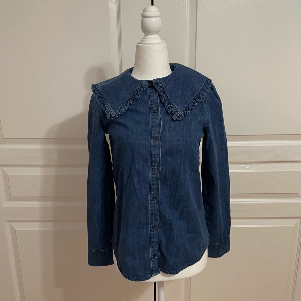& other stories jean shirt size 0